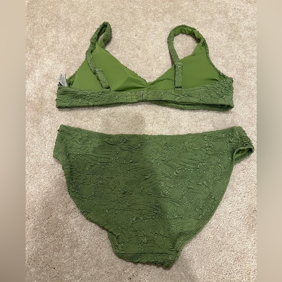 ANDIE swim Sicily Bikini Green swimsuit set size Large NWOT - Picture 7 of 7